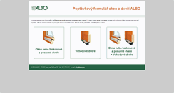 Desktop Screenshot of albo-poptavky.cz